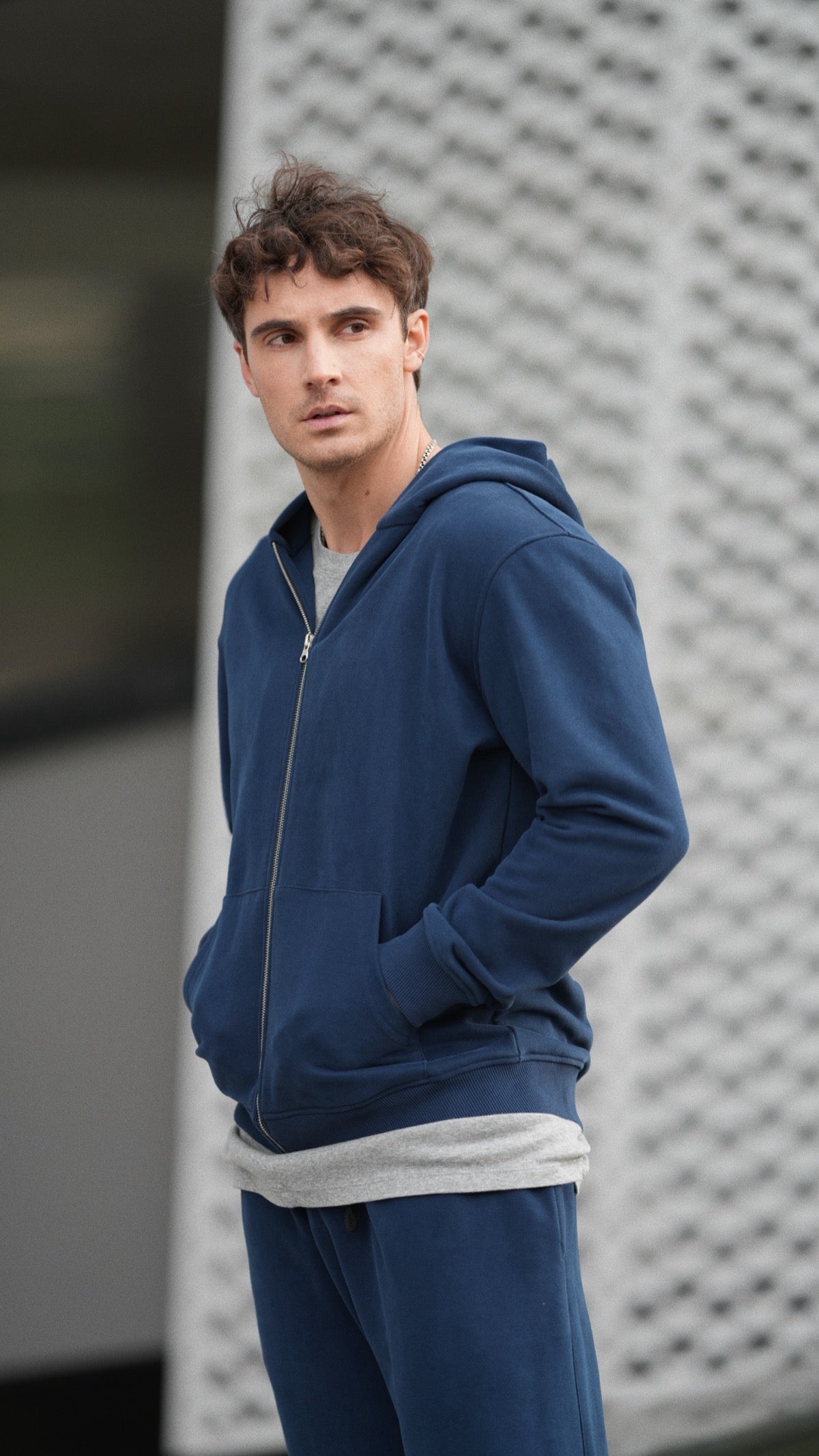 Classic zip hoodie