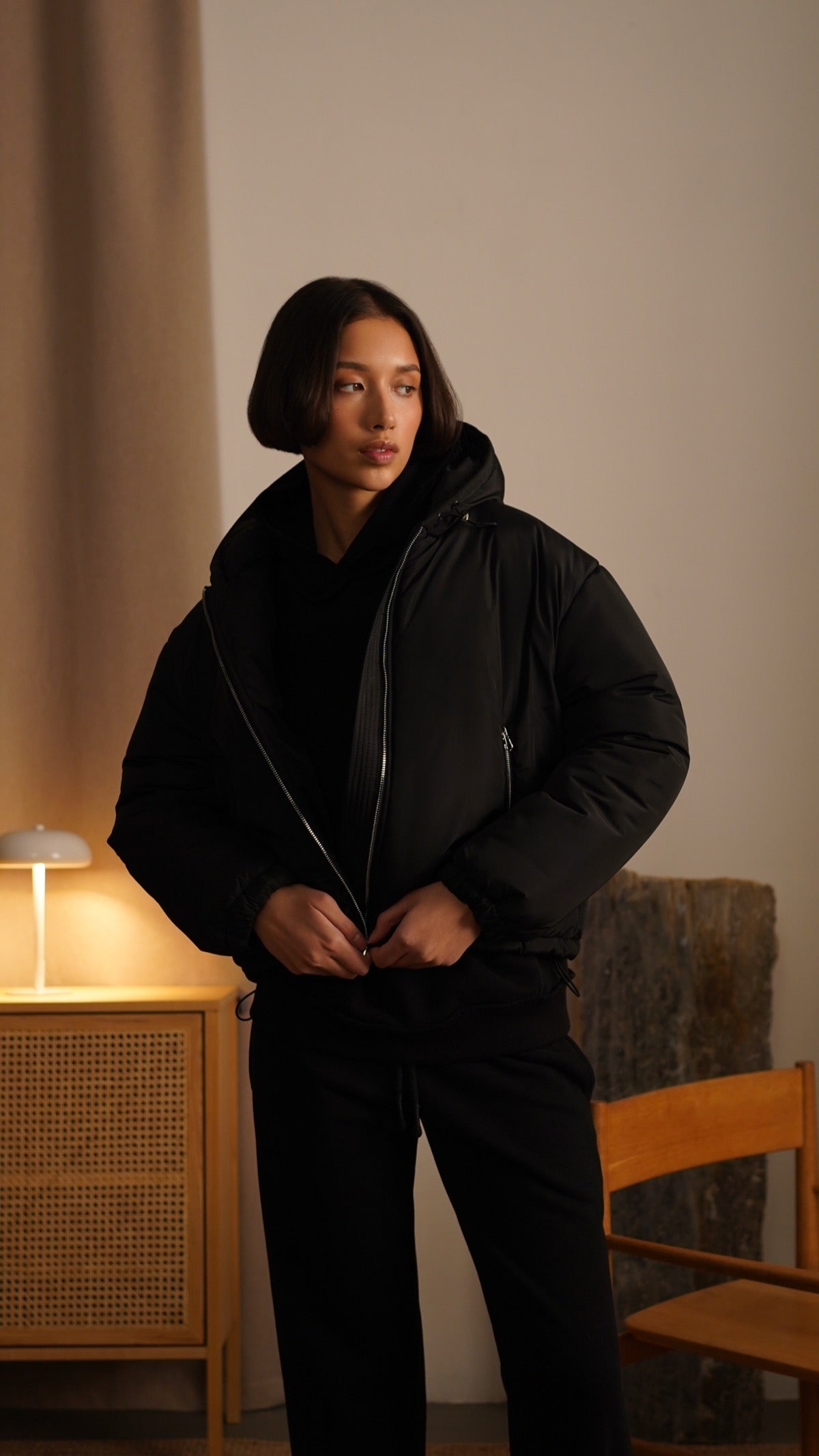 Jacket with a hood