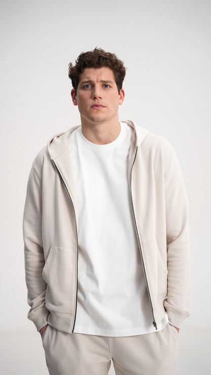 Sporty zip hoodie
