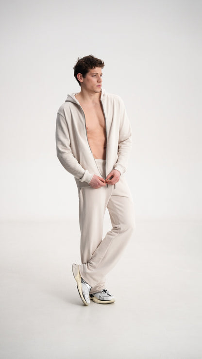 Sporty zip hoodie