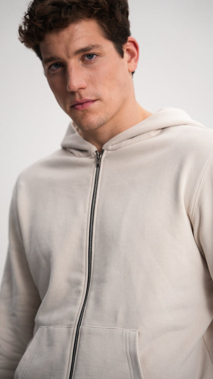 Sporty zip hoodie