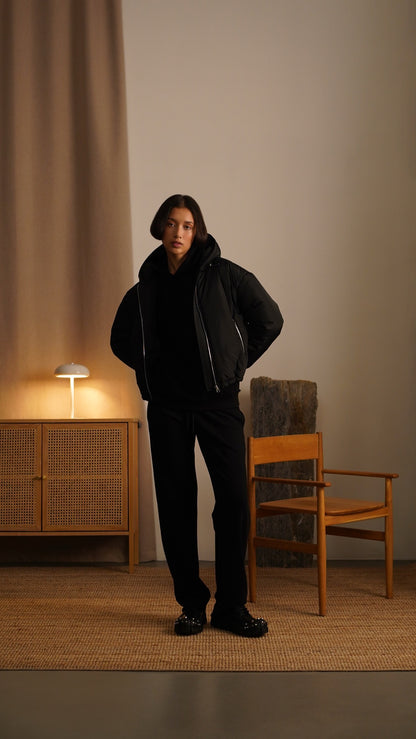 Jacket with a hood